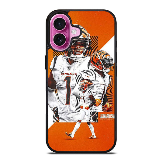 JAMARR CHASE CINCINNATI BENGALS AMERICAN FOOTBALL iPhone 16 Plus Case Cover