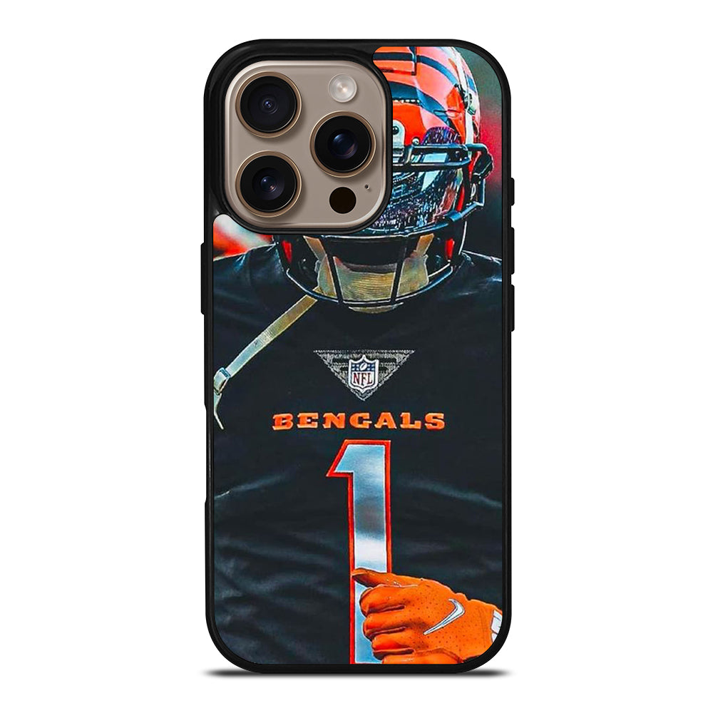JAMARR CHASE CINCINNATI BENGALS NFL iPhone 16 Pro Case Cover