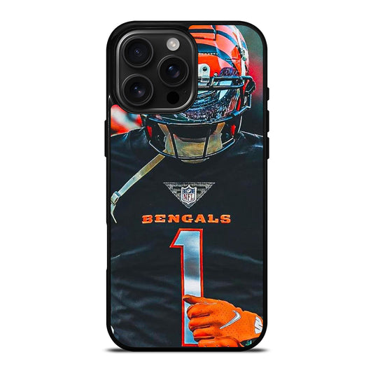 JAMARR CHASE CINCINNATI BENGALS NFL iPhone 16 Pro Max Case Cover