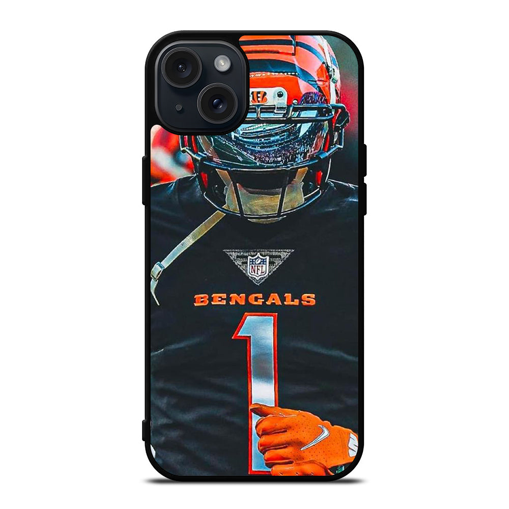 JAMARR CHASE CINCINNATI BENGALS NFL iPhone 15 Plus Case Cover