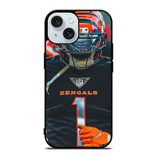 JAMARR CHASE CINCINNATI BENGALS NFL iPhone 15 Case Cover