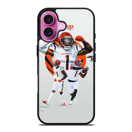 JAMARR CHASE CINCINNATI BENGALS iPhone 16 Plus Case Cover