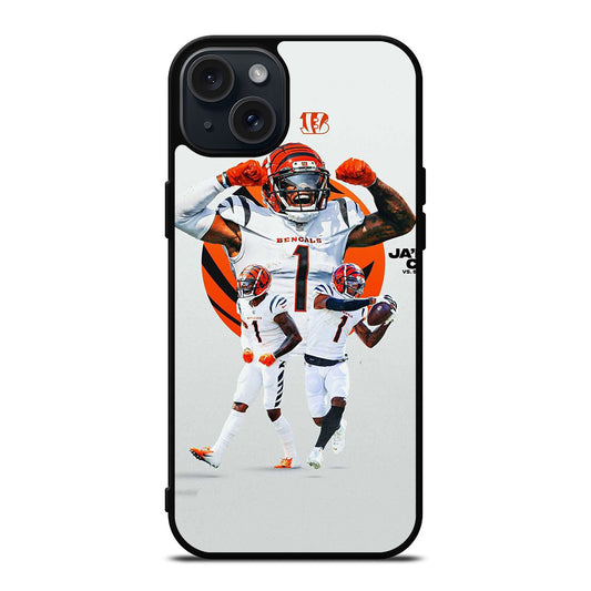 JAMARR CHASE CINCINNATI BENGALS iPhone 15 Plus Case Cover