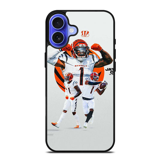 JAMARR CHASE CINCINNATI BENGALS iPhone 16 Case Cover