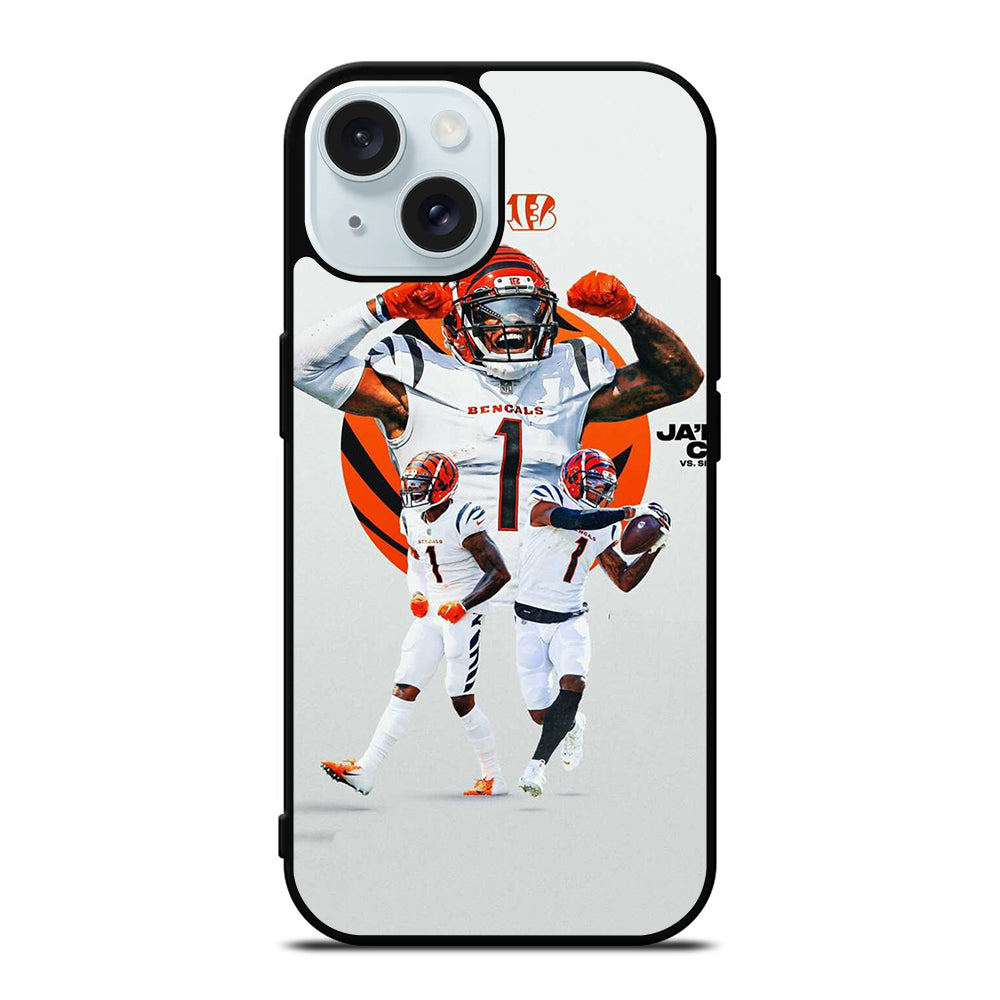 JAMARR CHASE CINCINNATI BENGALS iPhone 15 Case Cover