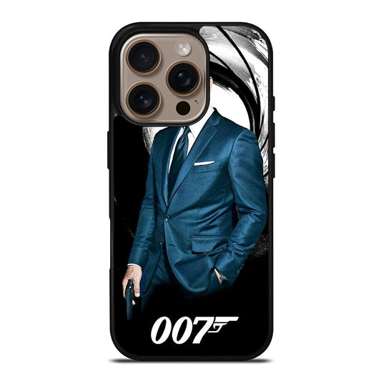 JAMES BOND 007 MOVIE POSTER iPhone 16 Pro Case Cover