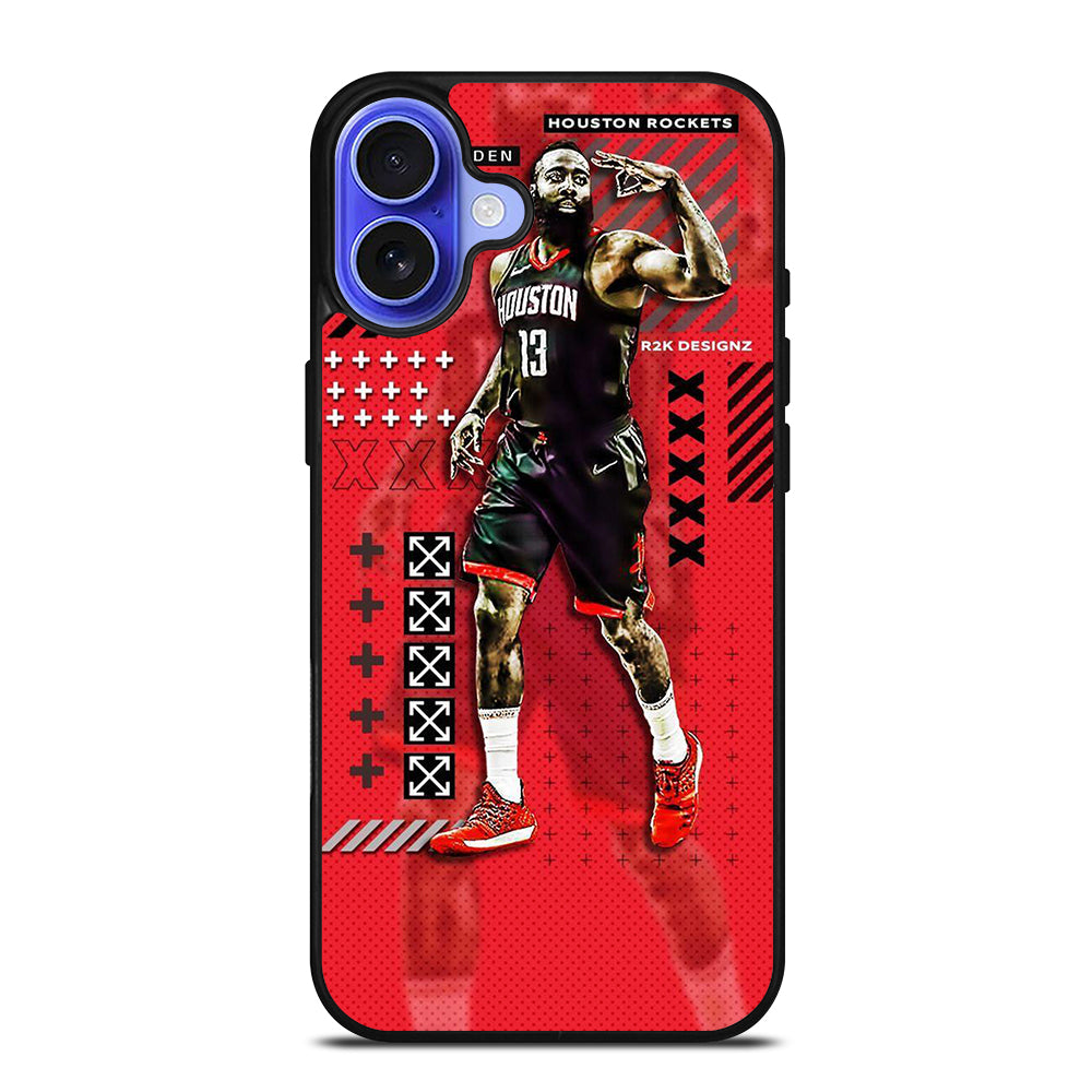 JAMES HARDEN BASKETBALL NBA iPhone 16 Case Cover