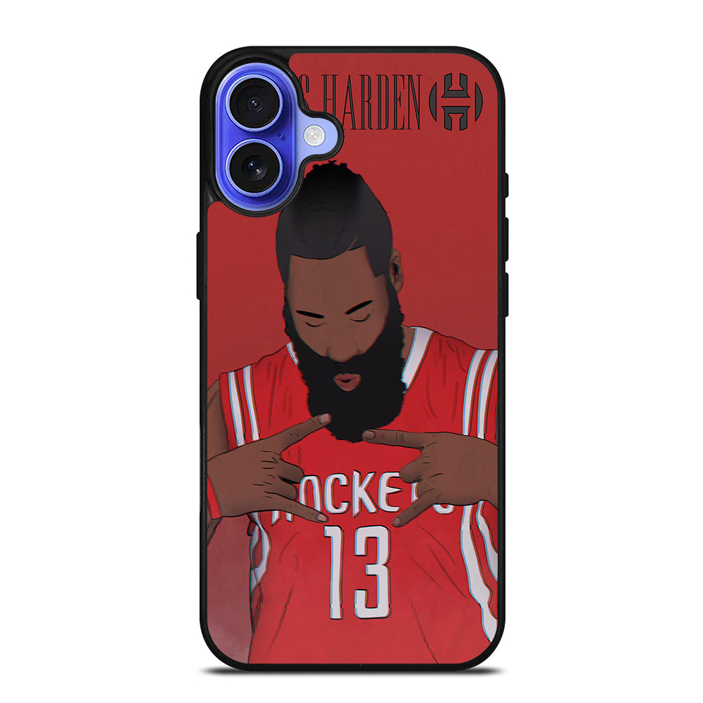 JAMES HARDEN CARTOON iPhone 16 Case Cover