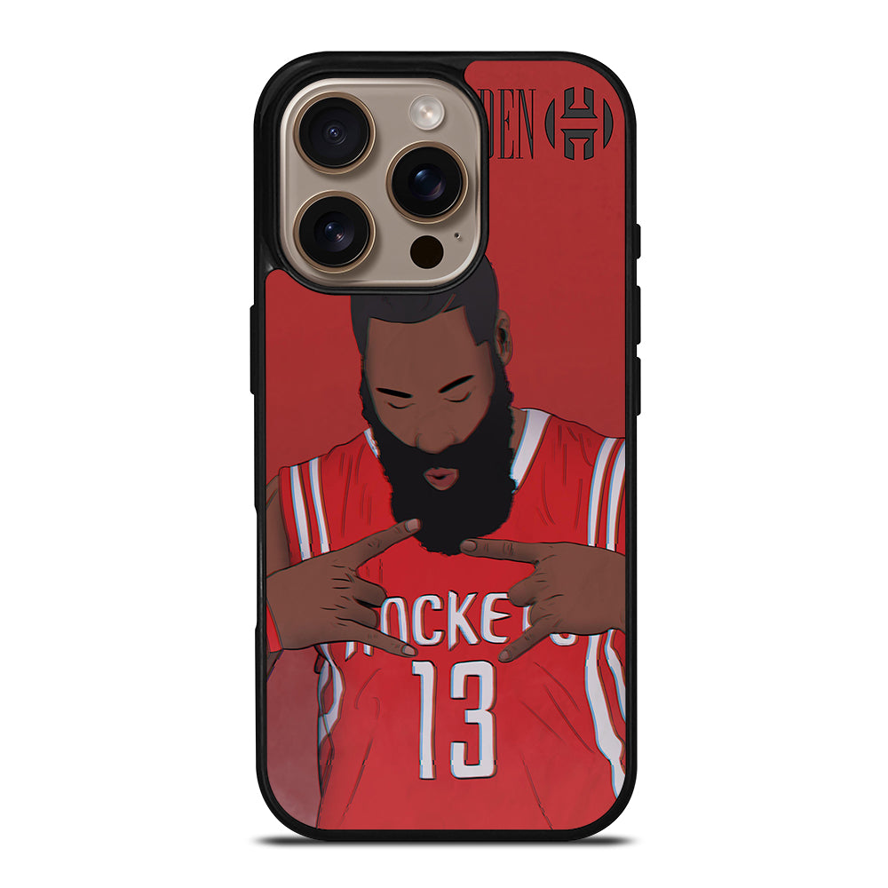 JAMES HARDEN CARTOON iPhone 16 Pro Case Cover