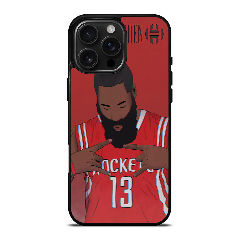 JAMES HARDEN CARTOON iPhone 16 Pro Max Case Cover