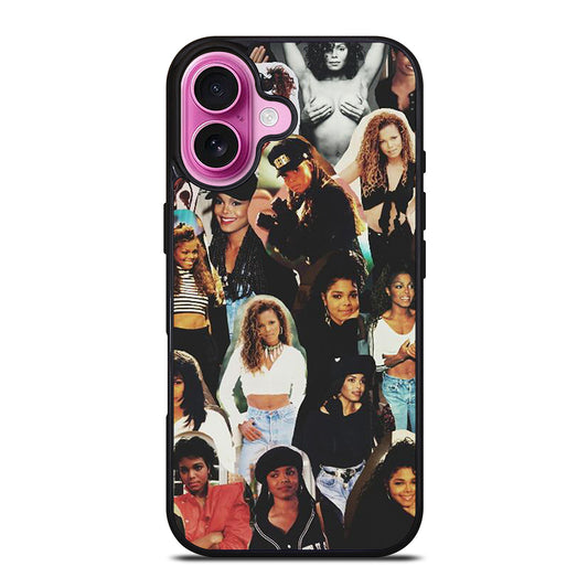 JANET JACKSON COLLAGE iPhone 16 Plus Case Cover