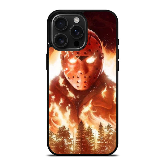 JASON FRIDAY THE 13TH FLAME iPhone 16 Pro Max Case Cover