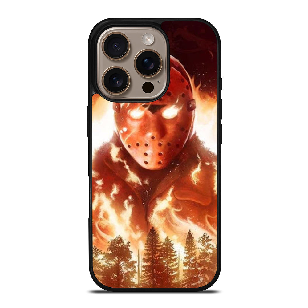 JASON FRIDAY THE 13TH FLAME iPhone 16 Pro Case Cover