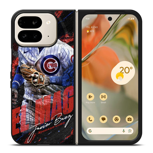JAVIER BAEZ CHICAGO CUBS BASEBALL MLB 2 Google Pixel 9 Pro Fold Case Cover