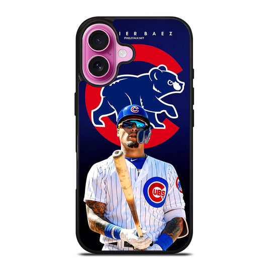 JAVIER BAEZ CHICAGO CUBS BASEBALL MLB iPhone 16 Plus Case Cover