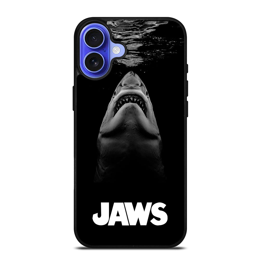 JAWS SHARKS LOGO iPhone 16 Case Cover
