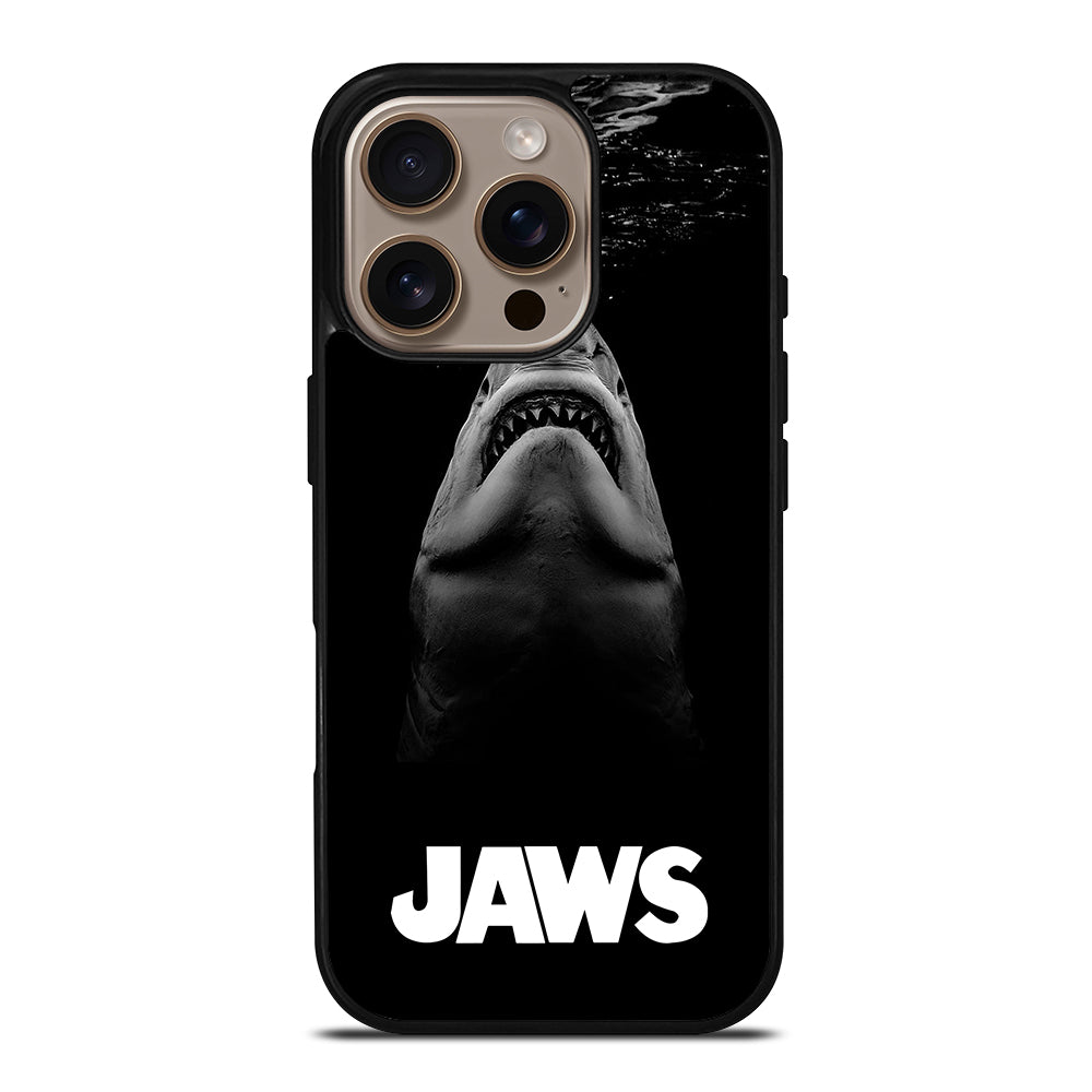 JAWS SHARKS LOGO iPhone 16 Pro Case Cover