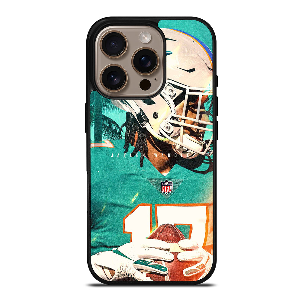 JAYLEN WADDLE 17 MIAMI DOLPHINS iPhone 16 Pro Case Cover