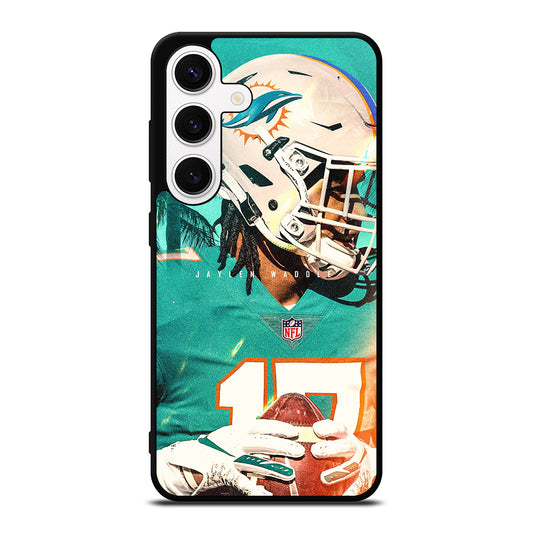 JAYLEN WADDLE 17 MIAMI DOLPHINS Samsung Galaxy S24 Case Cover