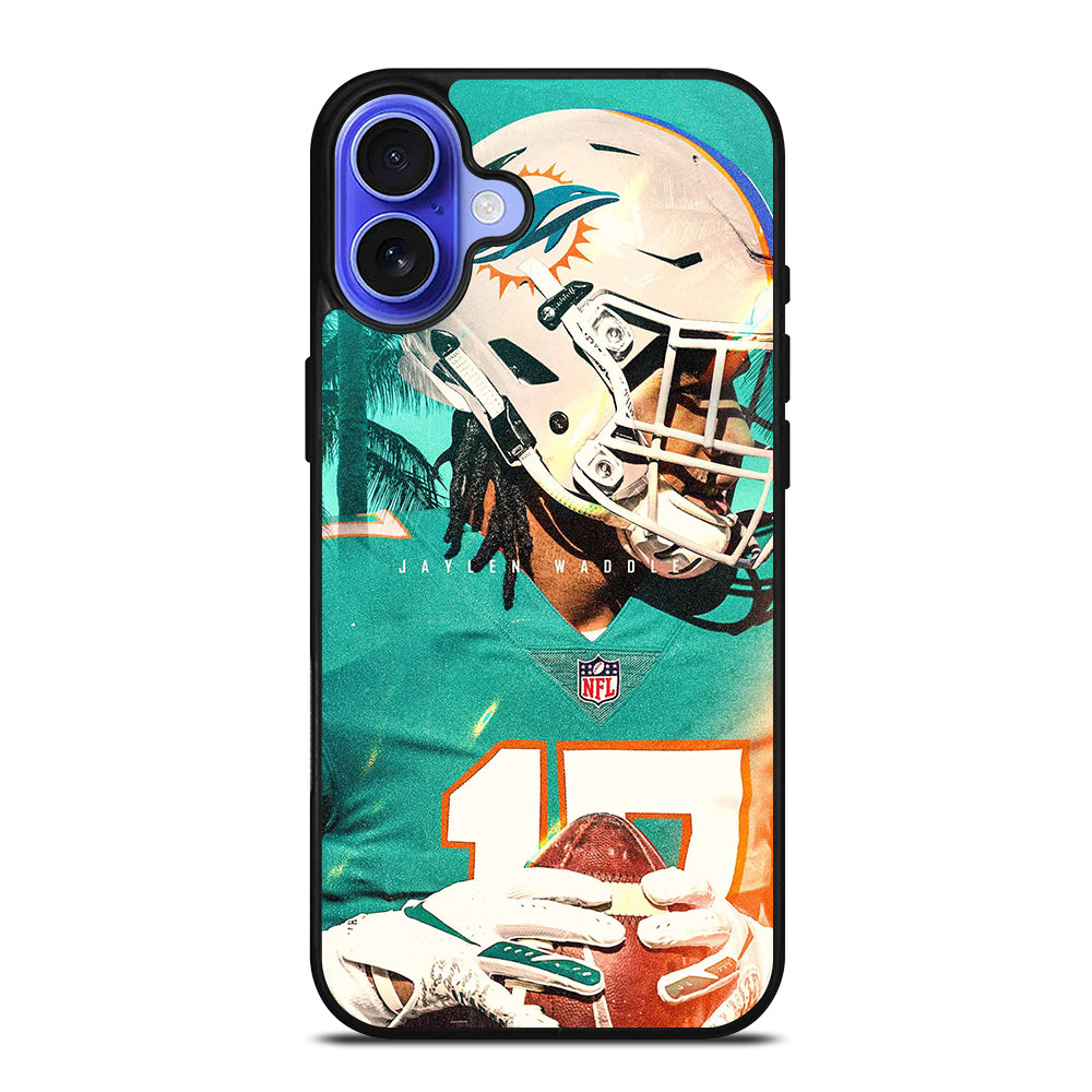 JAYLEN WADDLE 17 MIAMI DOLPHINS iPhone 16 Case Cover