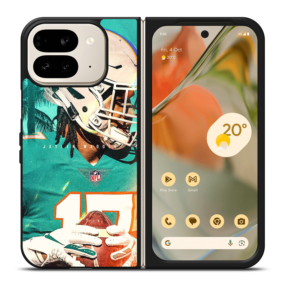 JAYLEN WADDLE 17 MIAMI DOLPHINS Google Pixel 9 Pro Fold Case Cover