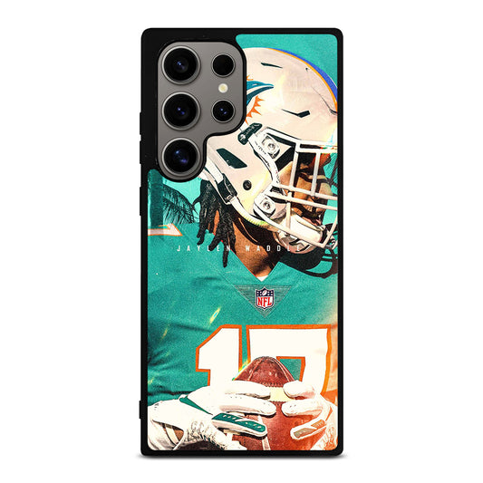 JAYLEN WADDLE 17 MIAMI DOLPHINS Samsung Galaxy S24 Ultra Case Cover