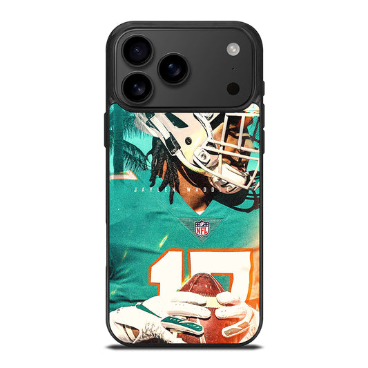 JAYLEN WADDLE 17 MIAMI DOLPHINS iPhone 17 Pro Max Case Cover