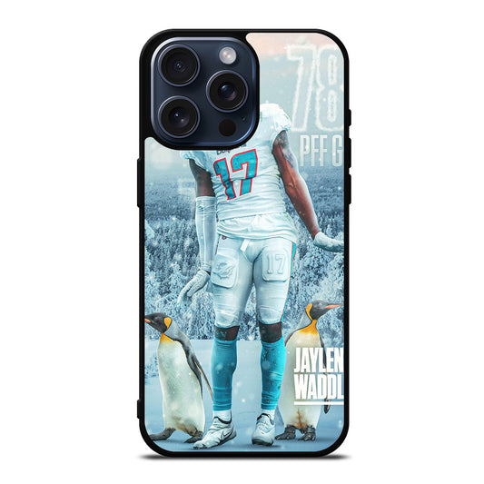 JAYLEN WADDLE MIAMI DOLPHINS NFL iPhone 15 Pro Max Case Cover