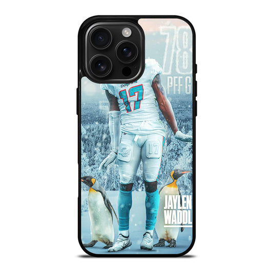 JAYLEN WADDLE MIAMI DOLPHINS NFL iPhone 16 Pro Max Case Cover