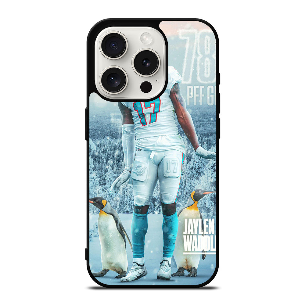 JAYLEN WADDLE MIAMI DOLPHINS NFL iPhone 15 Pro Case Cover