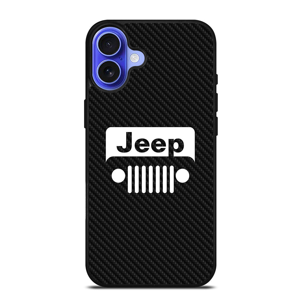 JEEP CARBON iPhone 16 Case Cover