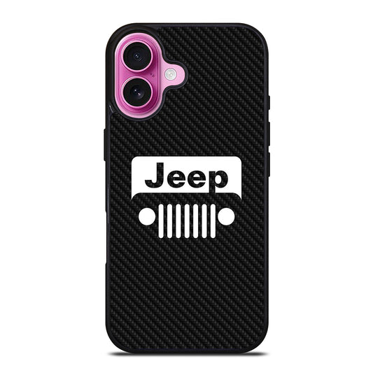 JEEP CARBON iPhone 16 Plus Case Cover