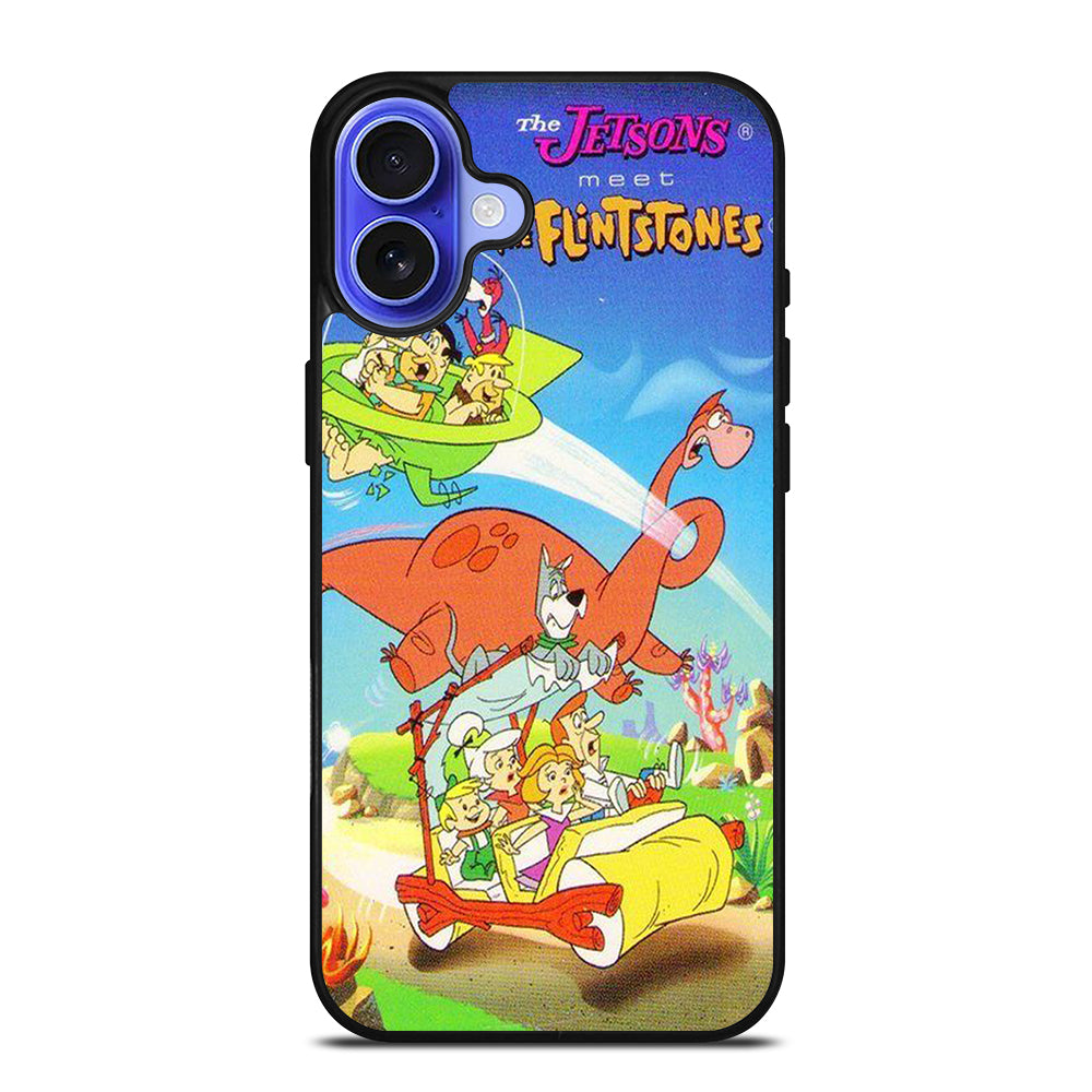 JETSONS MEET FLINTSTONES CARTOON SERIES iPhone 16 Case Cover