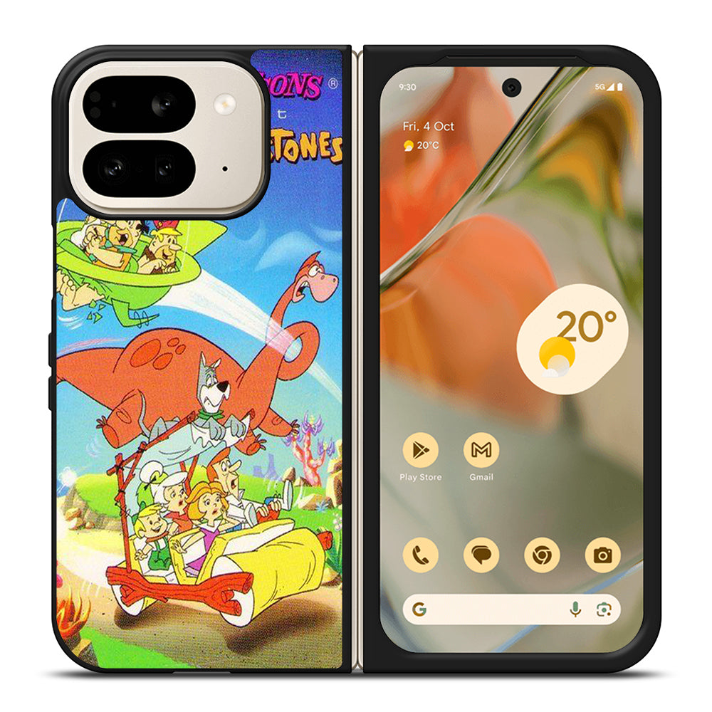 JETSONS MEET FLINTSTONES CARTOON SERIES Google Pixel 9 Pro Fold Case Cover