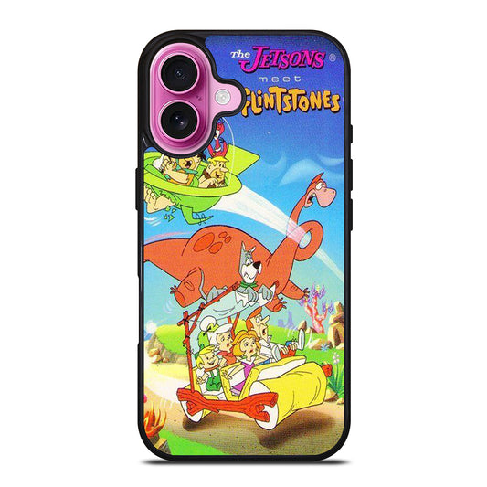 JETSONS MEET FLINTSTONES CARTOON SERIES iPhone 16 Plus Case Cover
