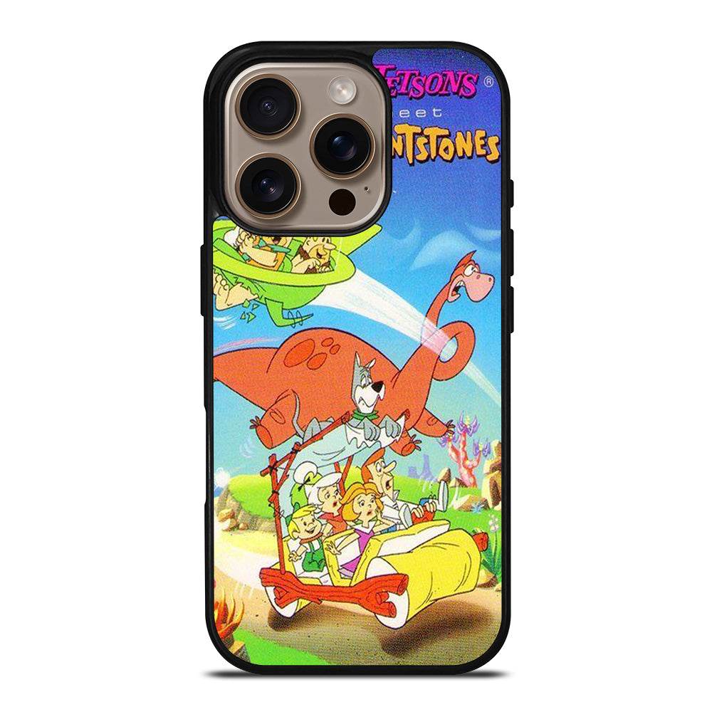 JETSONS MEET FLINTSTONES CARTOON SERIES iPhone 16 Pro Case Cover