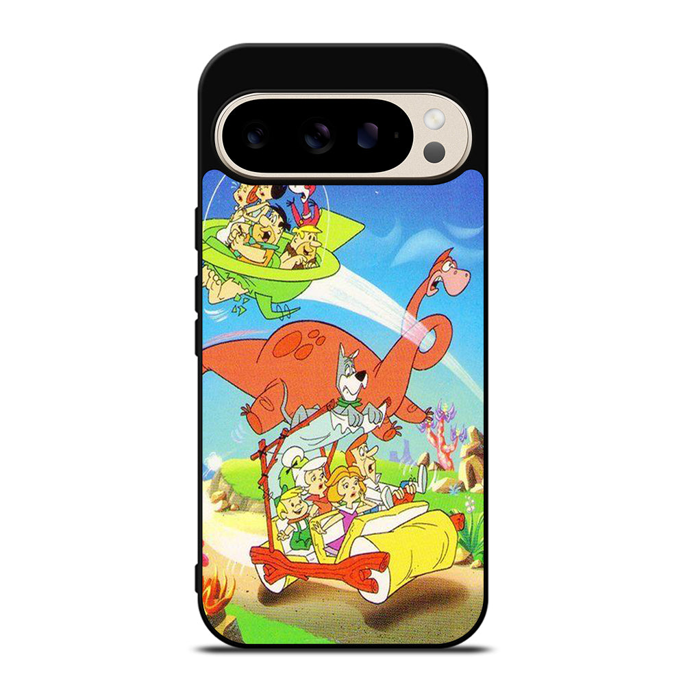 JETSONS MEET FLINTSTONES CARTOON SERIES Google Pixel 9 Pro Case Cover