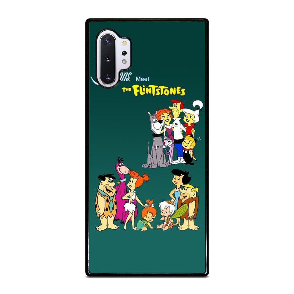 JETSONS MEET FLINTSTONES CHARACTER Samsung Galaxy Note 10 Plus Case Cover