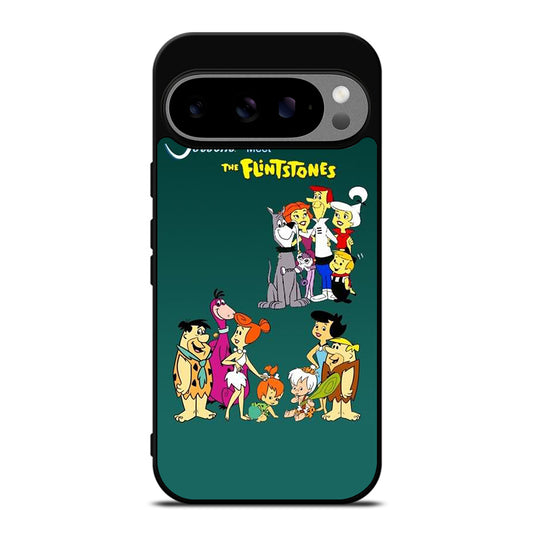 JETSONS MEET FLINTSTONES CHARACTER Google Pixel 9 Pro XL Case Cover