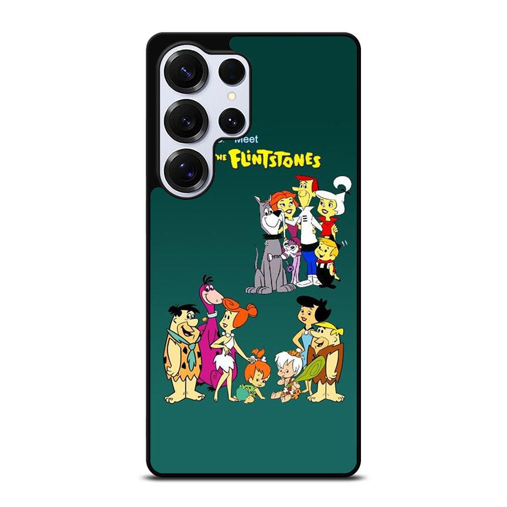 JETSONS MEET FLINTSTONES CHARACTER Samsung Galaxy S26 Ultra Case Cover