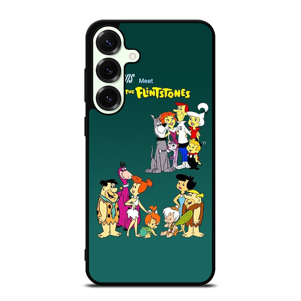 JETSONS MEET FLINTSTONES CHARACTER Samsung Galaxy S26 Plus Case Cover