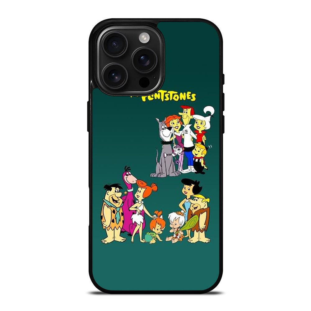 JETSONS MEET FLINTSTONES CHARACTER iPhone 16 Pro Max Case Cover