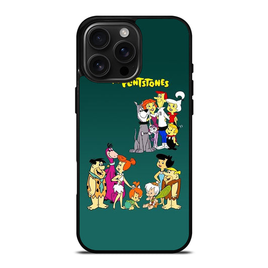 JETSONS MEET FLINTSTONES CHARACTER iPhone 16 Pro Max Case Cover