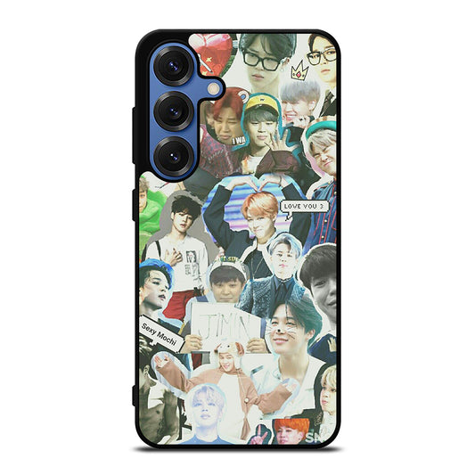 JIMIN BTS BANGTAN BOYS COLLAGE Samsung Galaxy S25 Case Cover