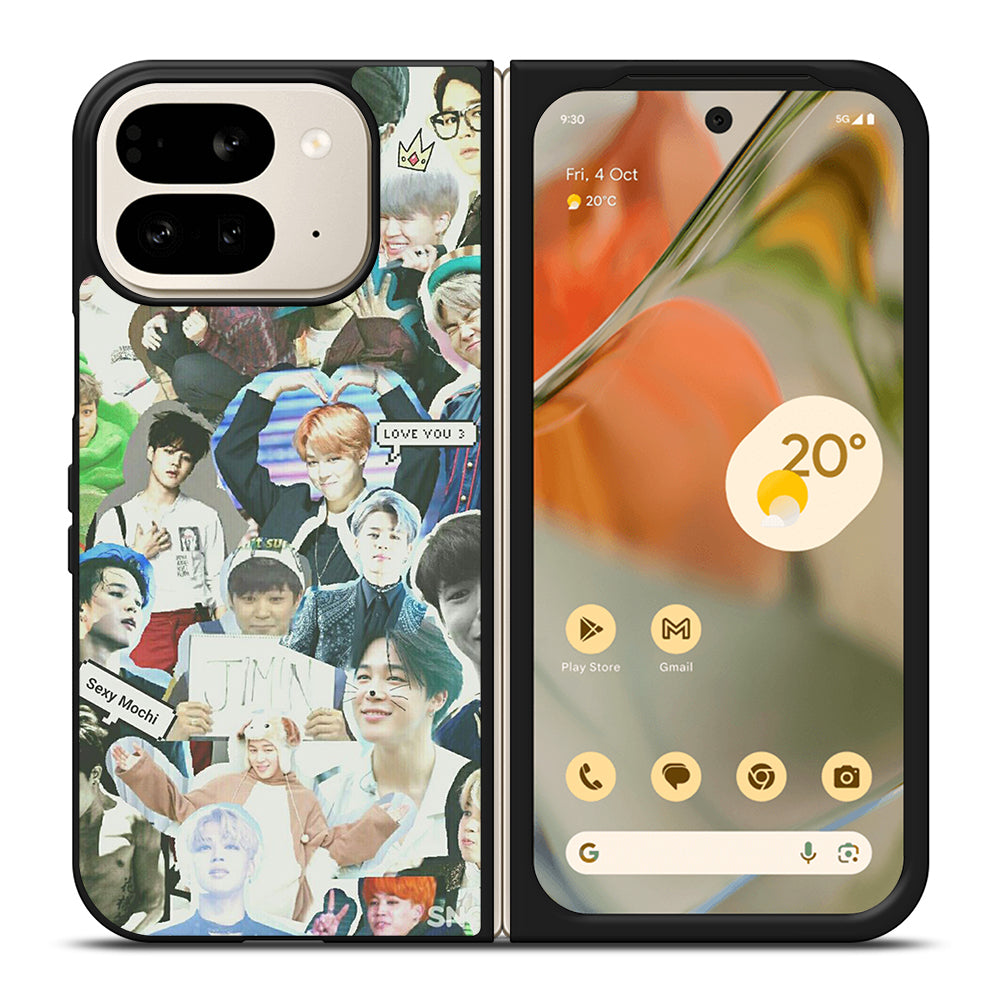 JIMIN BTS BANGTAN BOYS COLLAGE Google Pixel 9 Pro Fold Case Cover