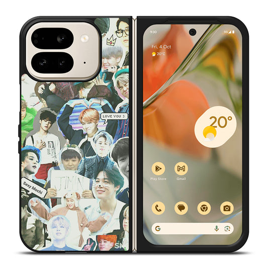 JIMIN BTS BANGTAN BOYS COLLAGE Google Pixel 9 Pro Fold Case Cover