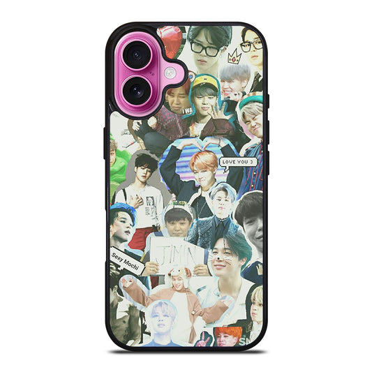 JIMIN BTS BANGTAN BOYS COLLAGE iPhone 16 Plus Case Cover