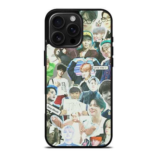 JIMIN BTS BANGTAN BOYS COLLAGE iPhone 16 Pro Max Case Cover