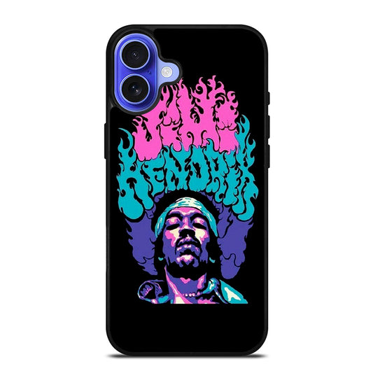 JIMI HENDRIX ART 2 iPhone 16 Case Cover