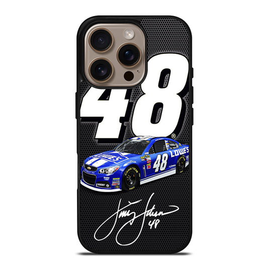 JIMMIE JOHNSON 48 NASCAR SIGNATURE 2 iPhone 16 Pro Case Cover